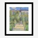 The Artist's Garden at Vetheuil by Claude Monet Art Print