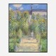 The Artist's Garden at Vetheuil by Claude Monet Art Print