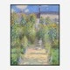 The Artist's Garden at Vetheuil by Claude Monet Art Print