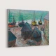 Boats on the Beach at Etretat by Claude Monet Art Print