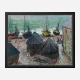 Boats on the Beach at Etretat by Claude Monet Art Print