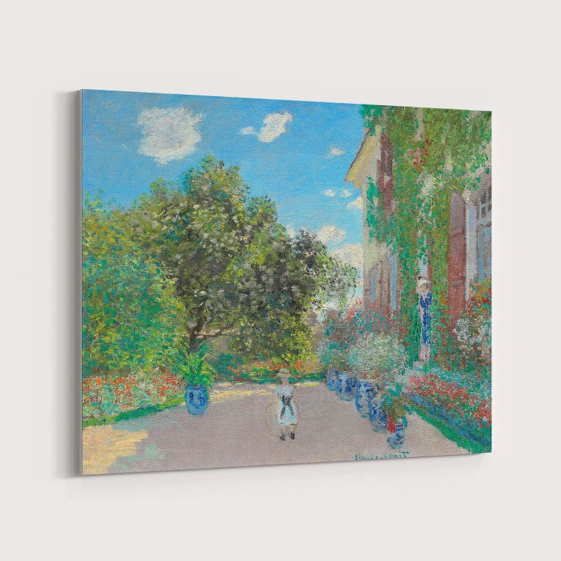 The Artists House at Argenteuil by Claude Monet Art Print