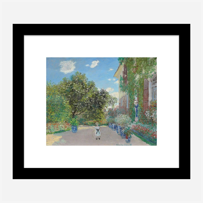 The Artists House at Argenteuil by Claude Monet Art Print