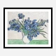 Irises 1890 by Vincent Van Gogh Art Print