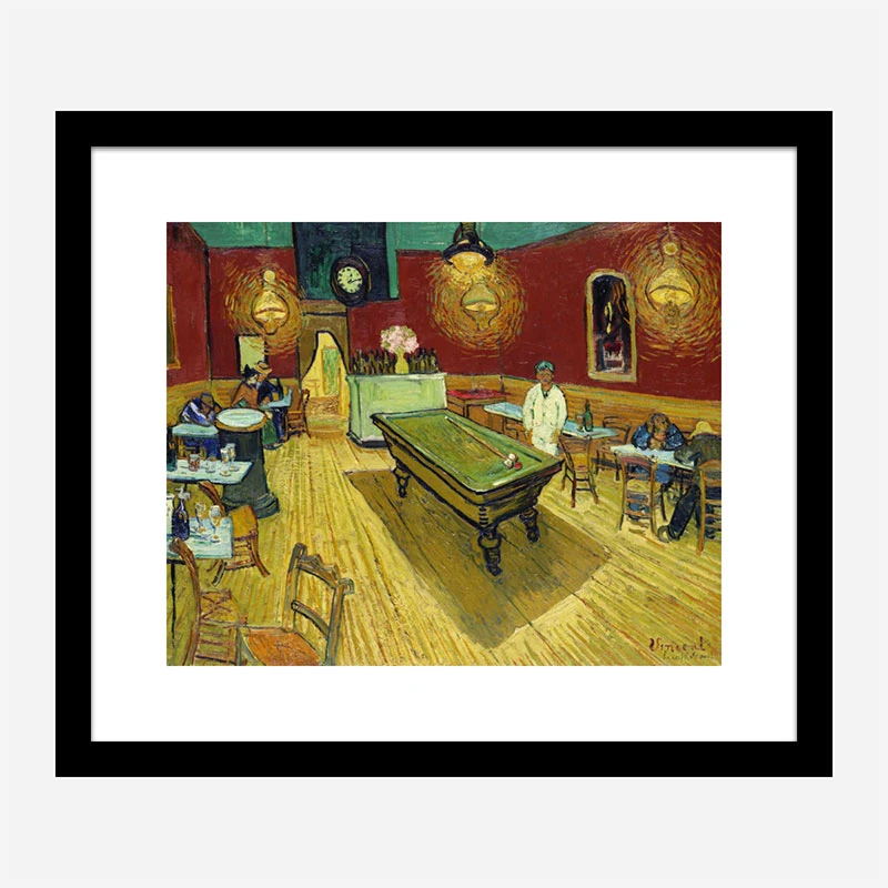 Le cafe de nuit by Vincent Van Gogh Art Print