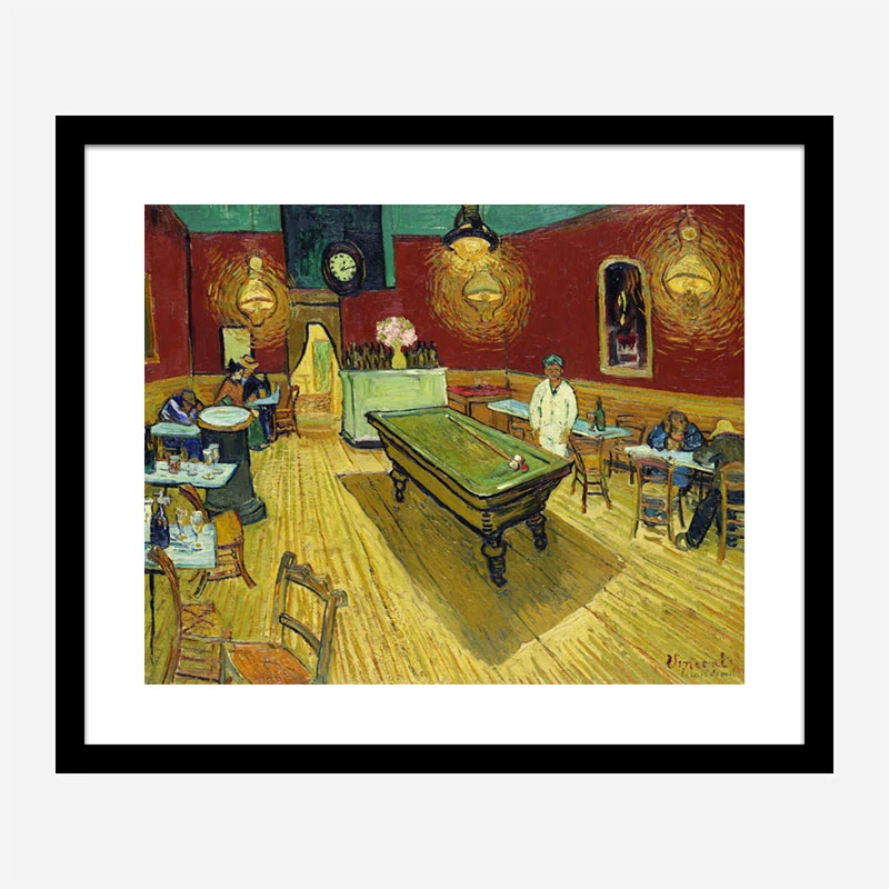 Le cafe de nuit by Vincent Van Gogh Art Print