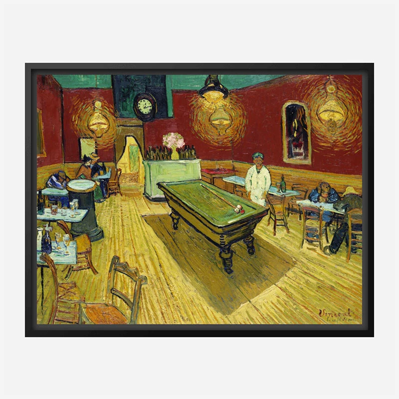 Le cafe de nuit by Vincent Van Gogh Art Print