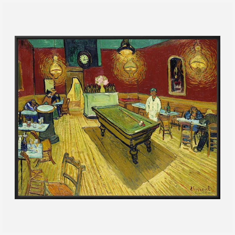 Le cafe de nuit by Vincent Van Gogh Art Print