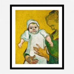 Madame Roulin and Her Baby by Vincent Van Gogh Art Print
