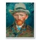 Self-Portrait 1888 by Vincent Van Gogh Art Print