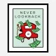 Never Look Back Art Print