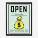 Open 24 hours Art Print