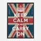 Keep Calm and Carry On Union Jack Art Print