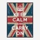 Keep Calm and Carry On Union Jack Art Print