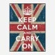 Keep Calm and Carry On Union Jack Art Print