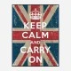 Keep Calm and Carry On Union Jack Art Print
