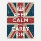 Keep Calm and Carry On Union Jack Art Print