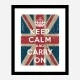 Keep Calm and Carry On Union Jack Art Print