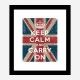 Keep Calm and Carry On Union Jack Art Print