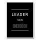 Leader Motivational Art Print