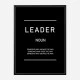 Leader Motivational Art Print