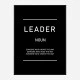 Leader Motivational Art Print