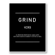 Grind Motivational Art Print