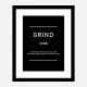 Grind Motivational Art Print