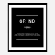 Grind Motivational Art Print