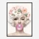 Marilyn Monroe Bubble Gum Art Print