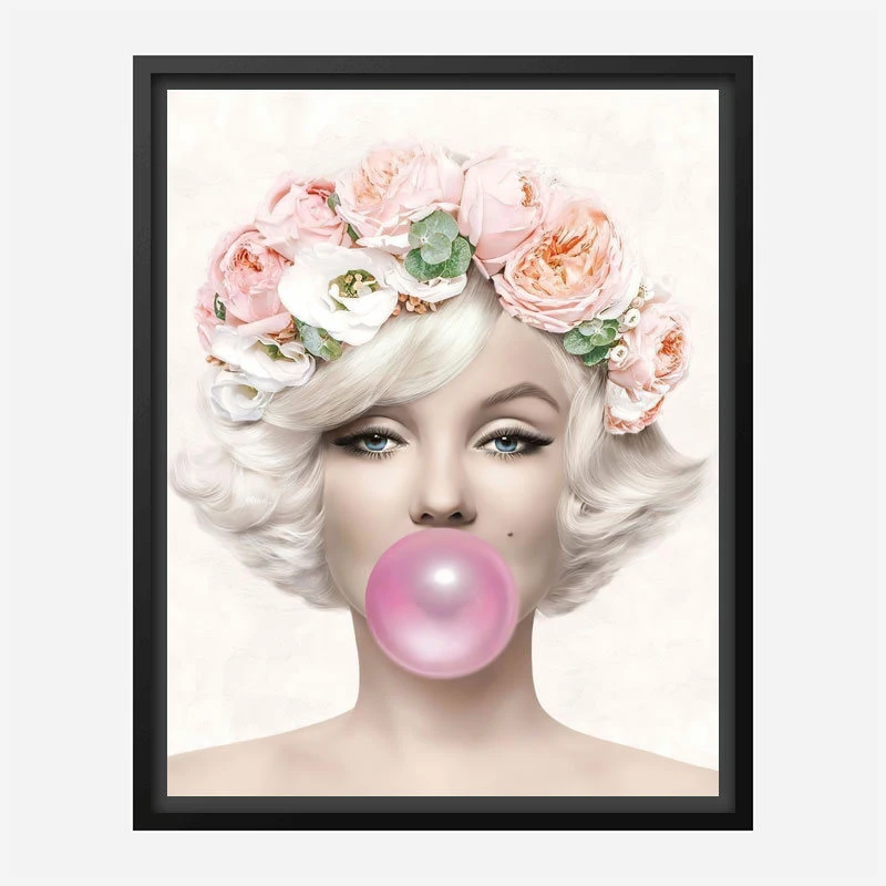 Marilyn Monroe Bubble Gum Art Print