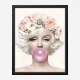 Marilyn Monroe Bubble Gum Art Print