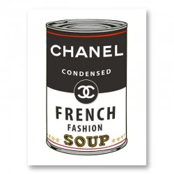 Chanel Soup Pop Art Print
