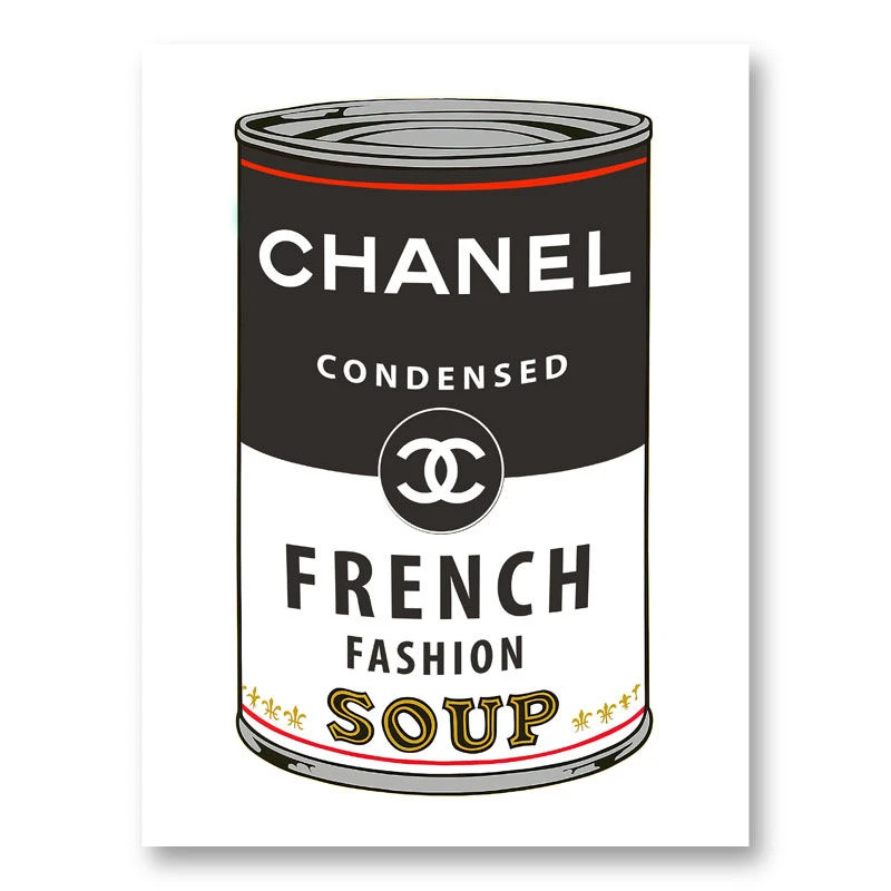 Chanel Soup Pop Art Print