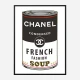Chanel Soup Pop Art Print