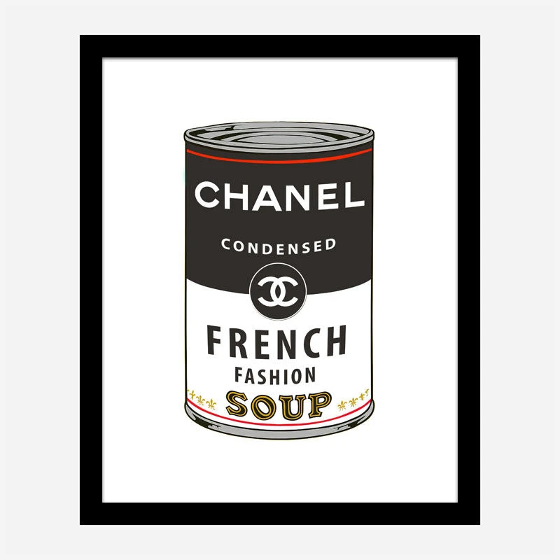 Chanel Soup Pop Art Print