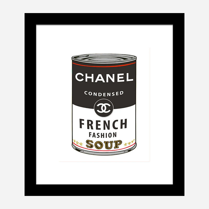 Chanel Soup Pop Art Print