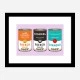 Fashion Soups on Pink Wall Art