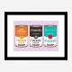 Fashion Soups on Pink Wall Art