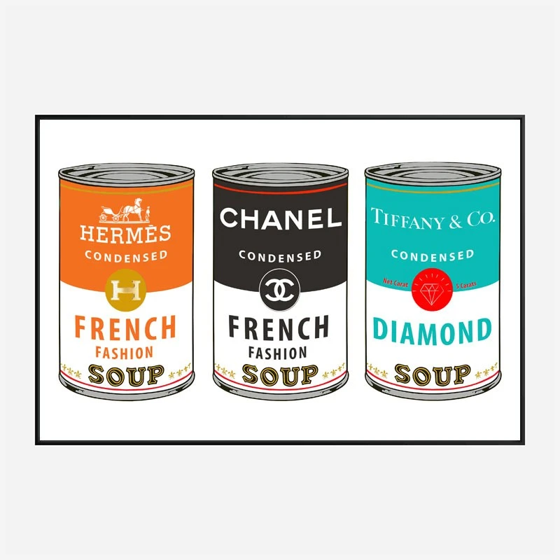 Fashion Soups Wall Art