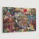 Girl with Balloon Graffiti Wall Art