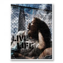 Live Life Art Print