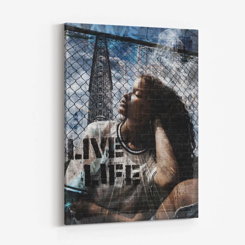 Live Life Art Print
