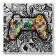 Gamer Graffiti Art Print