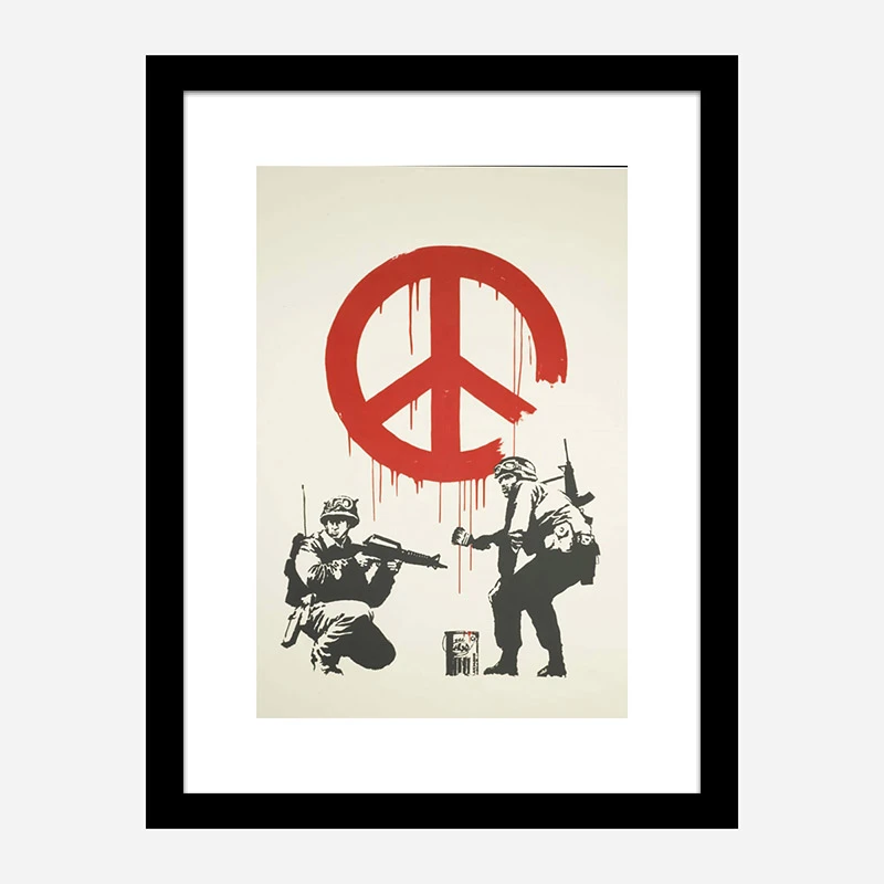 CND Soldiers Banksy Art Print