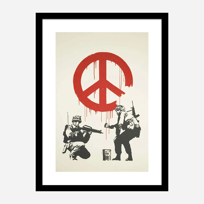 CND Soldiers Banksy Art Print
