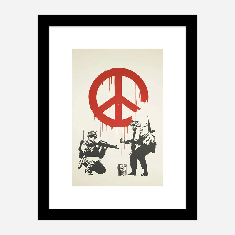 CND Soldiers Banksy Art Print