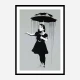  Nola Grey Rain Banksy Art Print