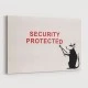 Security Protected Banksy Wall Art