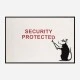 Security Protected Banksy Wall Art